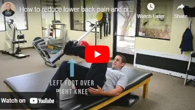 Piriformis Stretch for Lower Back Pain